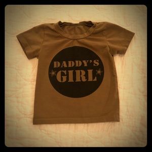 Daddy’s girl army tee